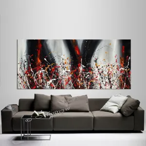 Painting Jackson Pollock Multiple Size Drip Style Abstract art on Canvas, large Wall Art - Vintage Beauty 139