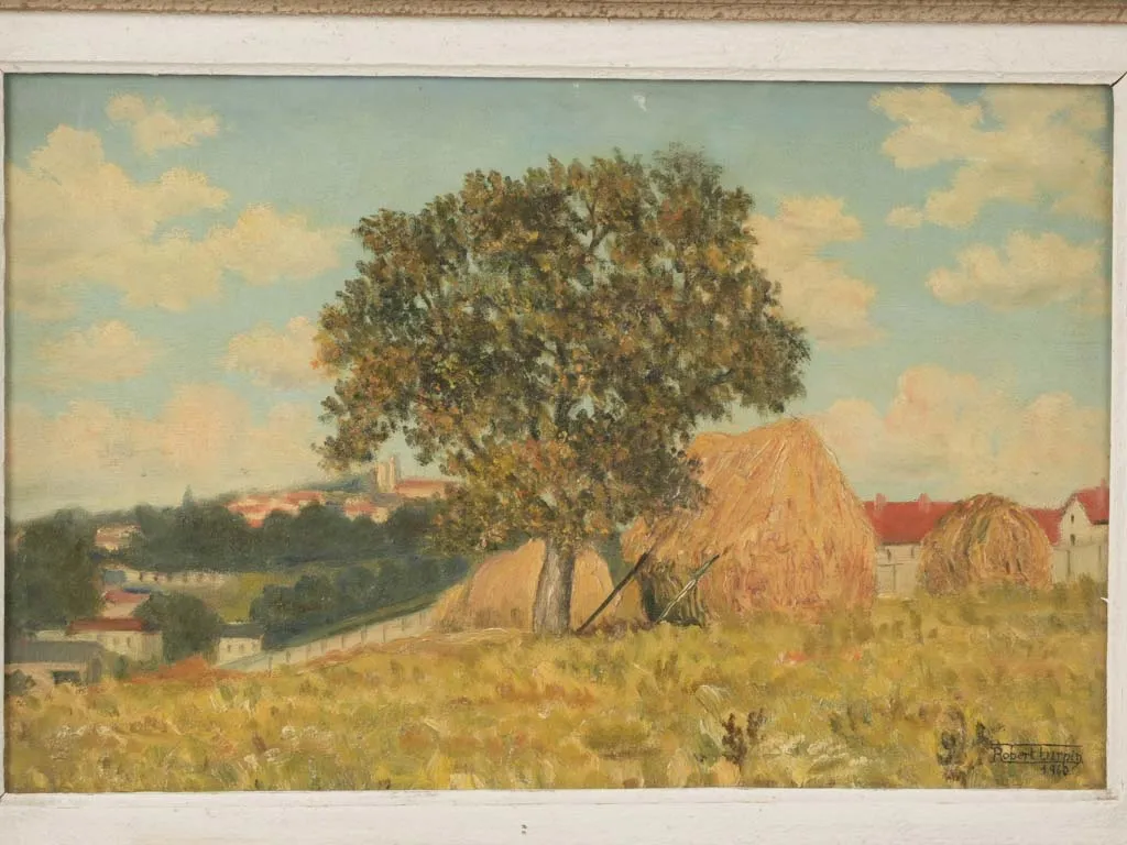 1955 Oil Painting on Canvas - Awarded 2nd Prize at Bourges Fine Arts Competition 15¾" x 21¾"