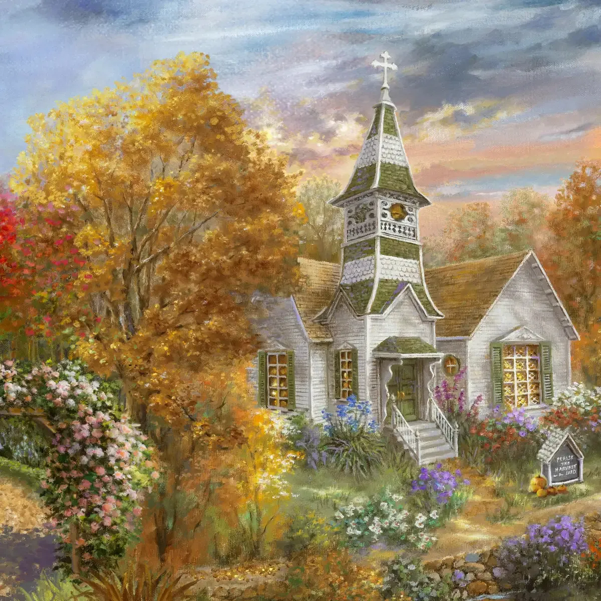 A Church For All Seasons Wall Art