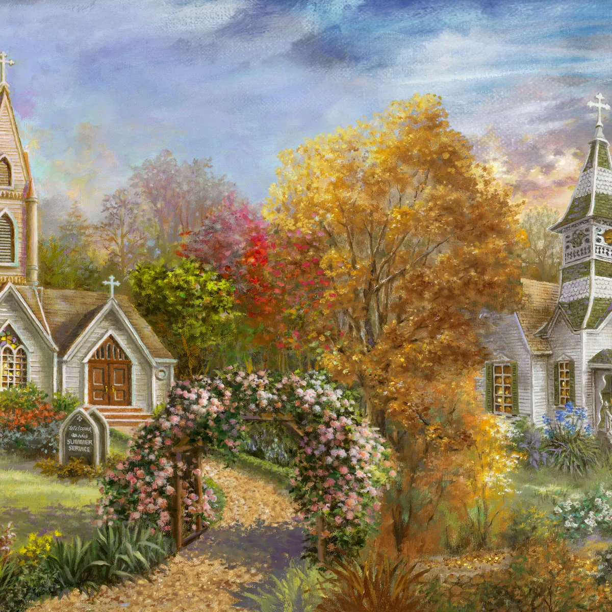 A Church For All Seasons Wall Art