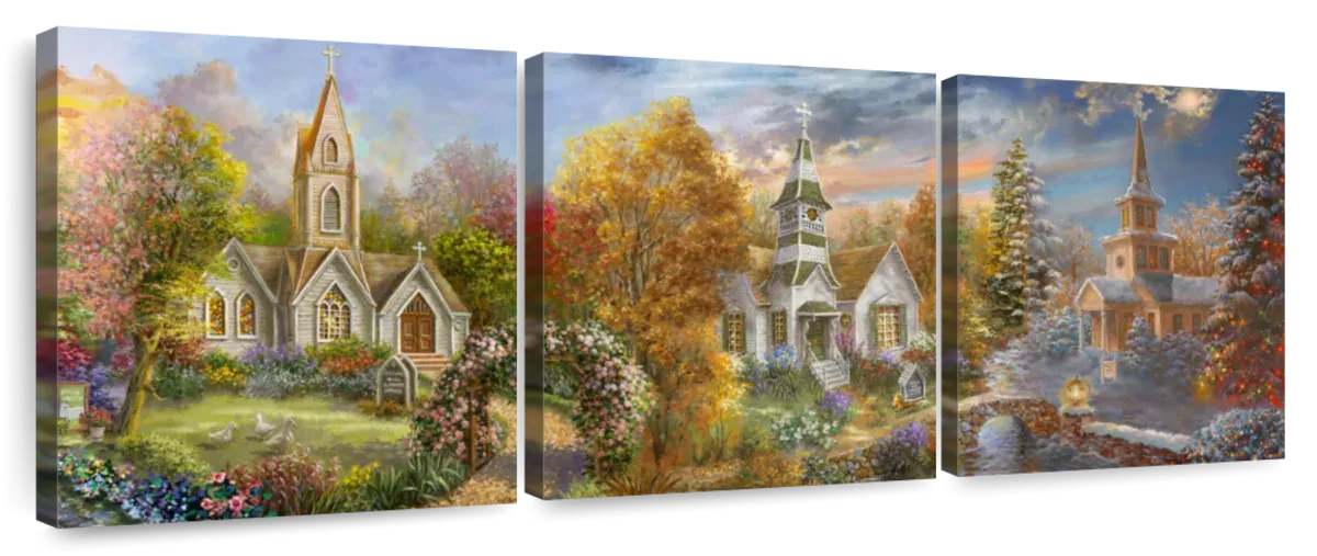 A Church For All Seasons Wall Art