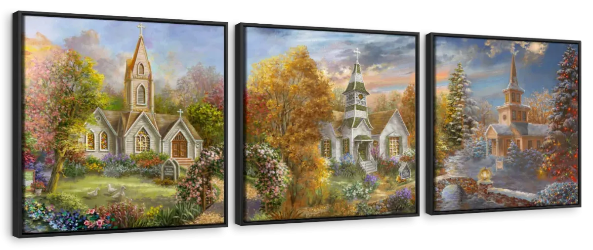 A Church For All Seasons Wall Art