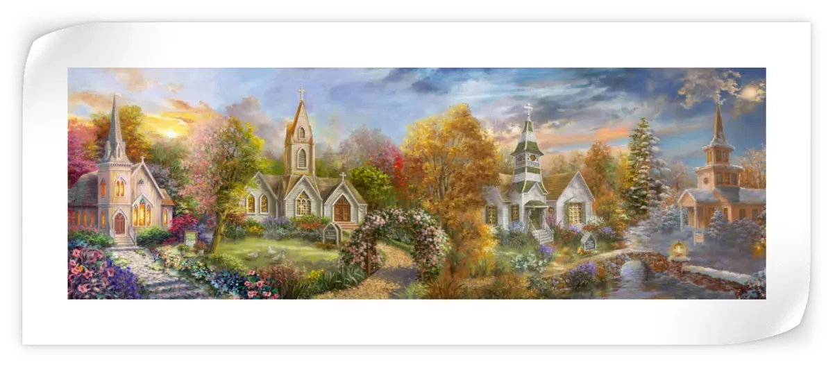 A Church For All Seasons Wall Art