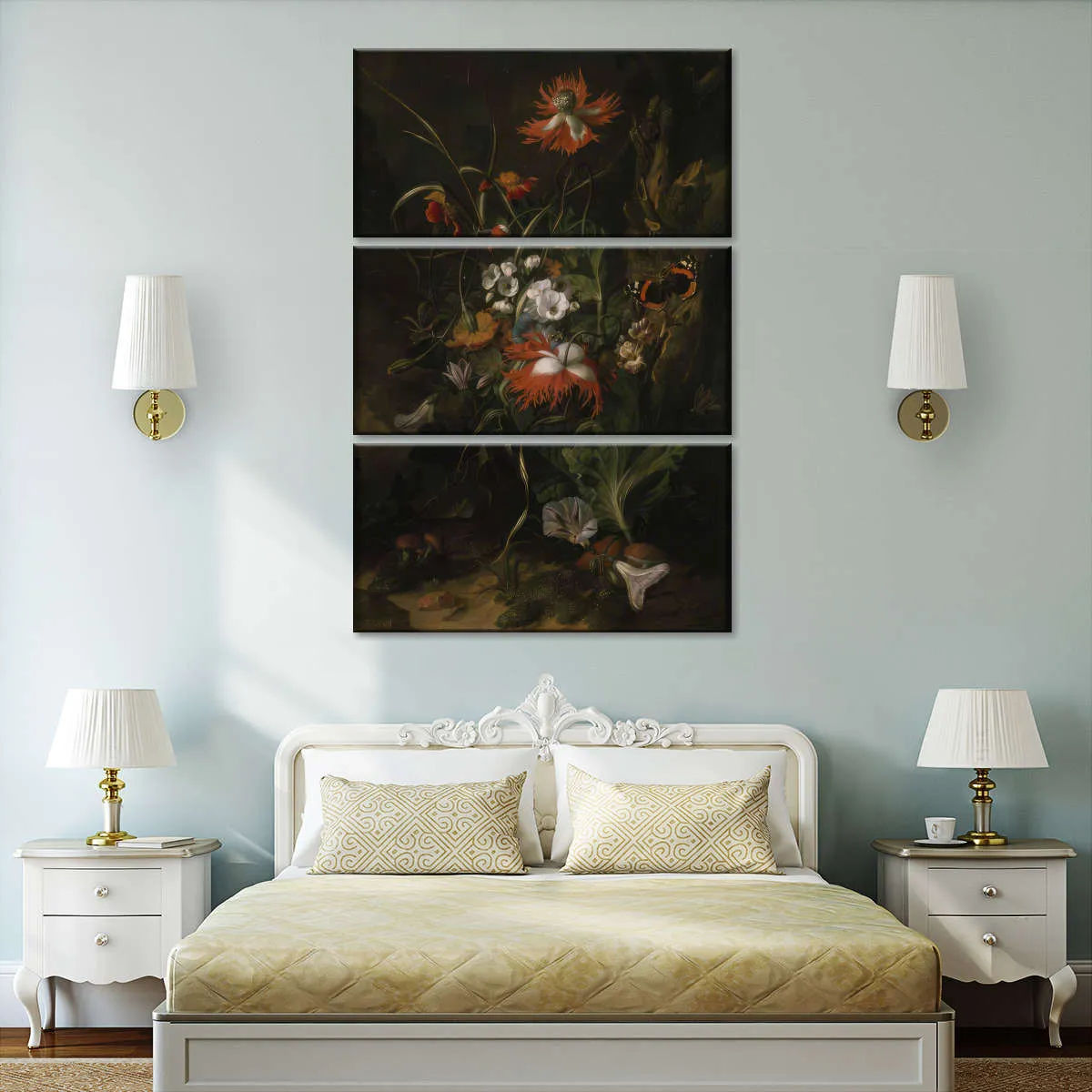 A Forest Floor - Still Life Of Flowers Wall Art