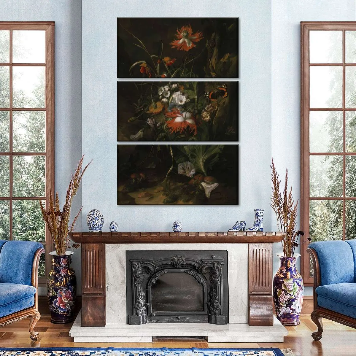 A Forest Floor - Still Life Of Flowers Wall Art