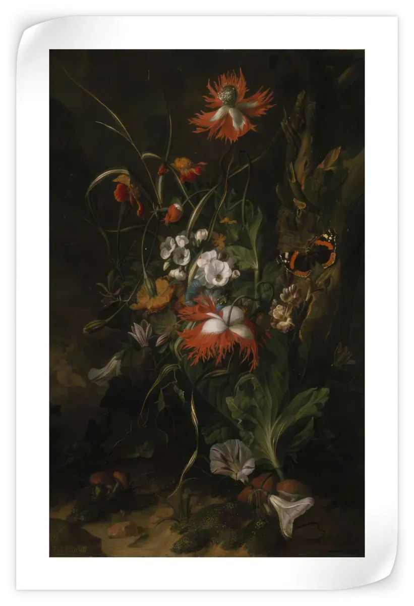 A Forest Floor - Still Life Of Flowers Wall Art