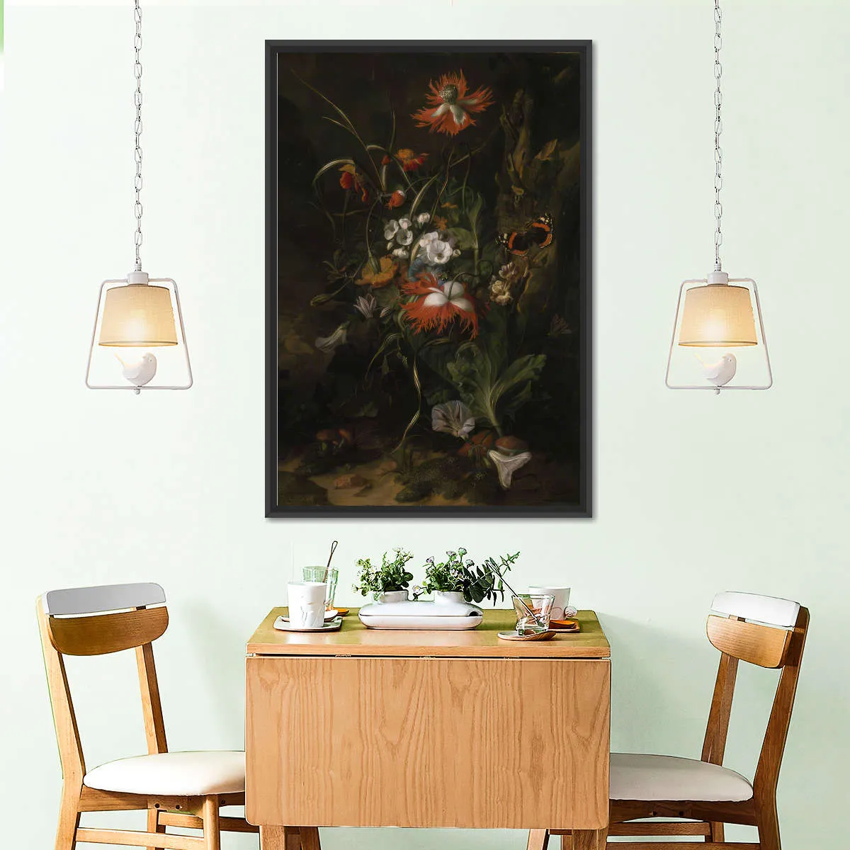 A Forest Floor - Still Life Of Flowers Wall Art