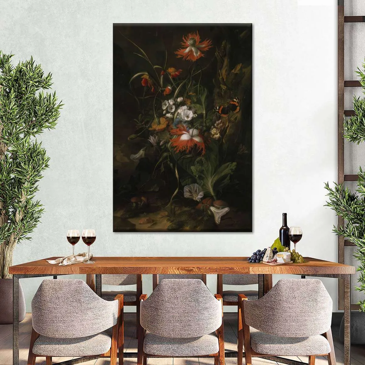 A Forest Floor - Still Life Of Flowers Wall Art