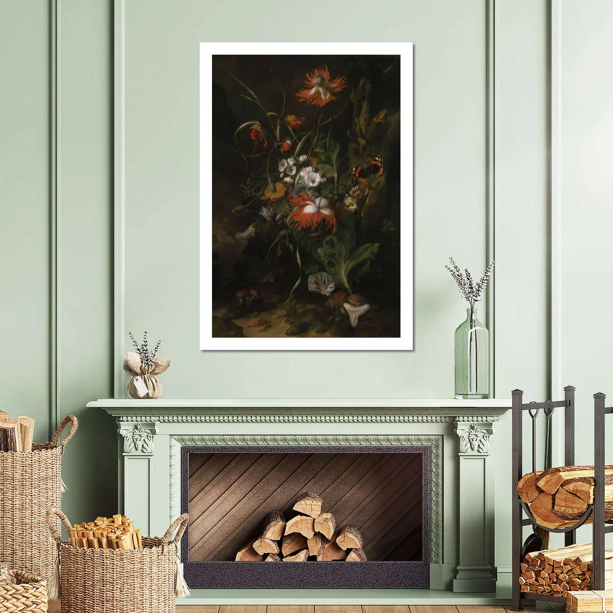 A Forest Floor - Still Life Of Flowers Wall Art