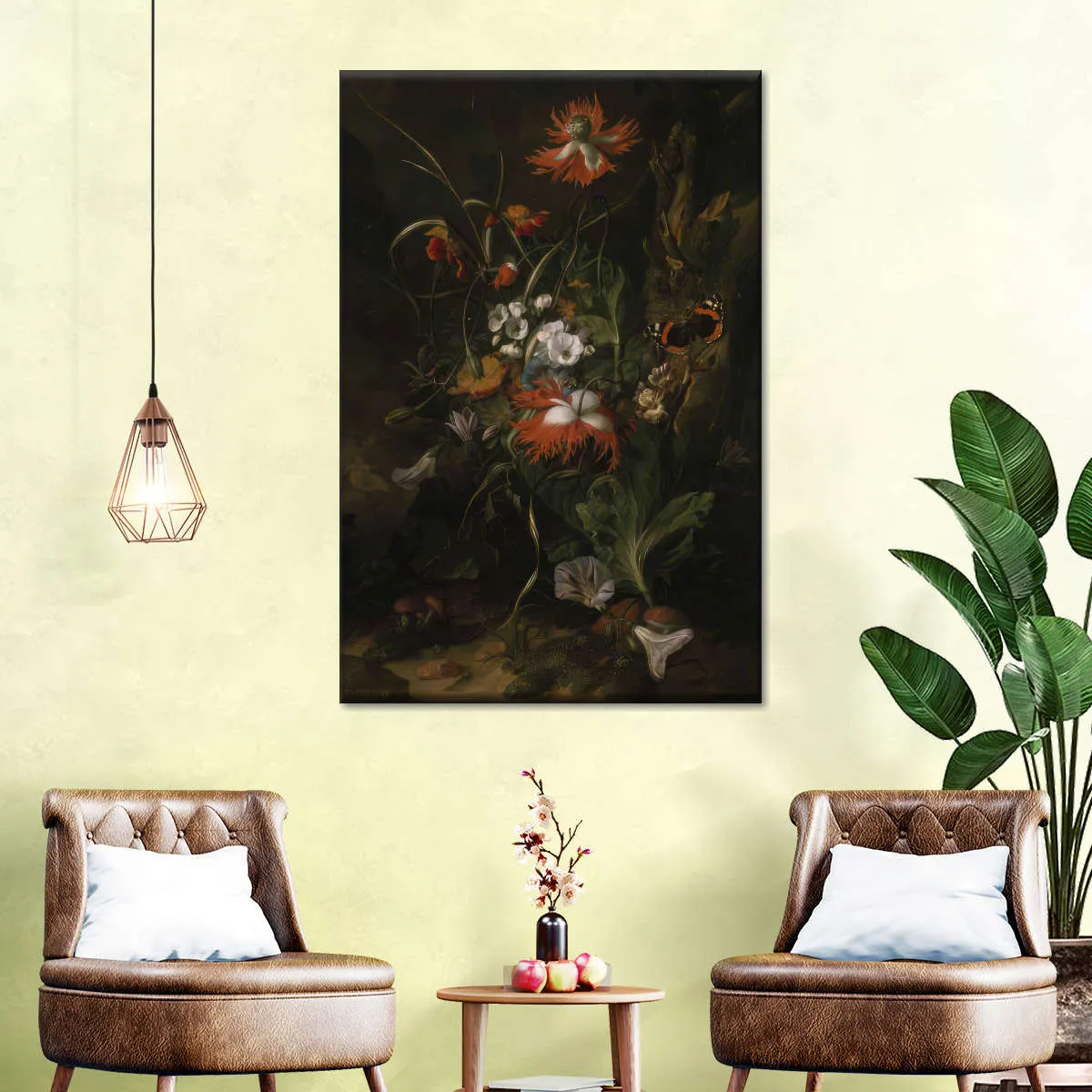 A Forest Floor - Still Life Of Flowers Wall Art