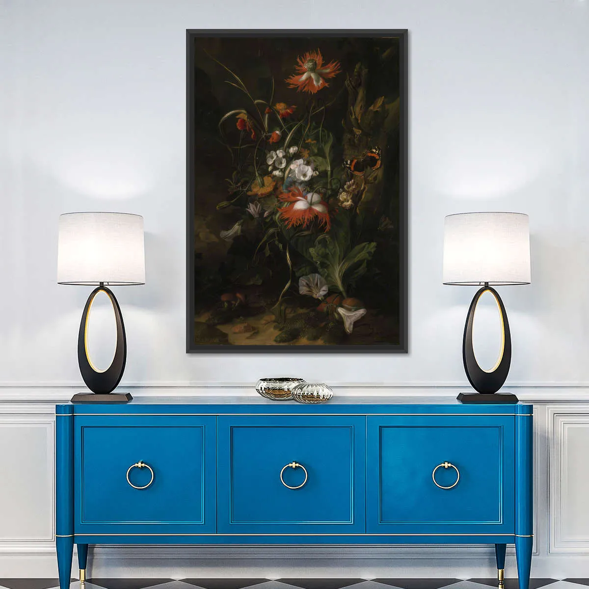 A Forest Floor - Still Life Of Flowers Wall Art