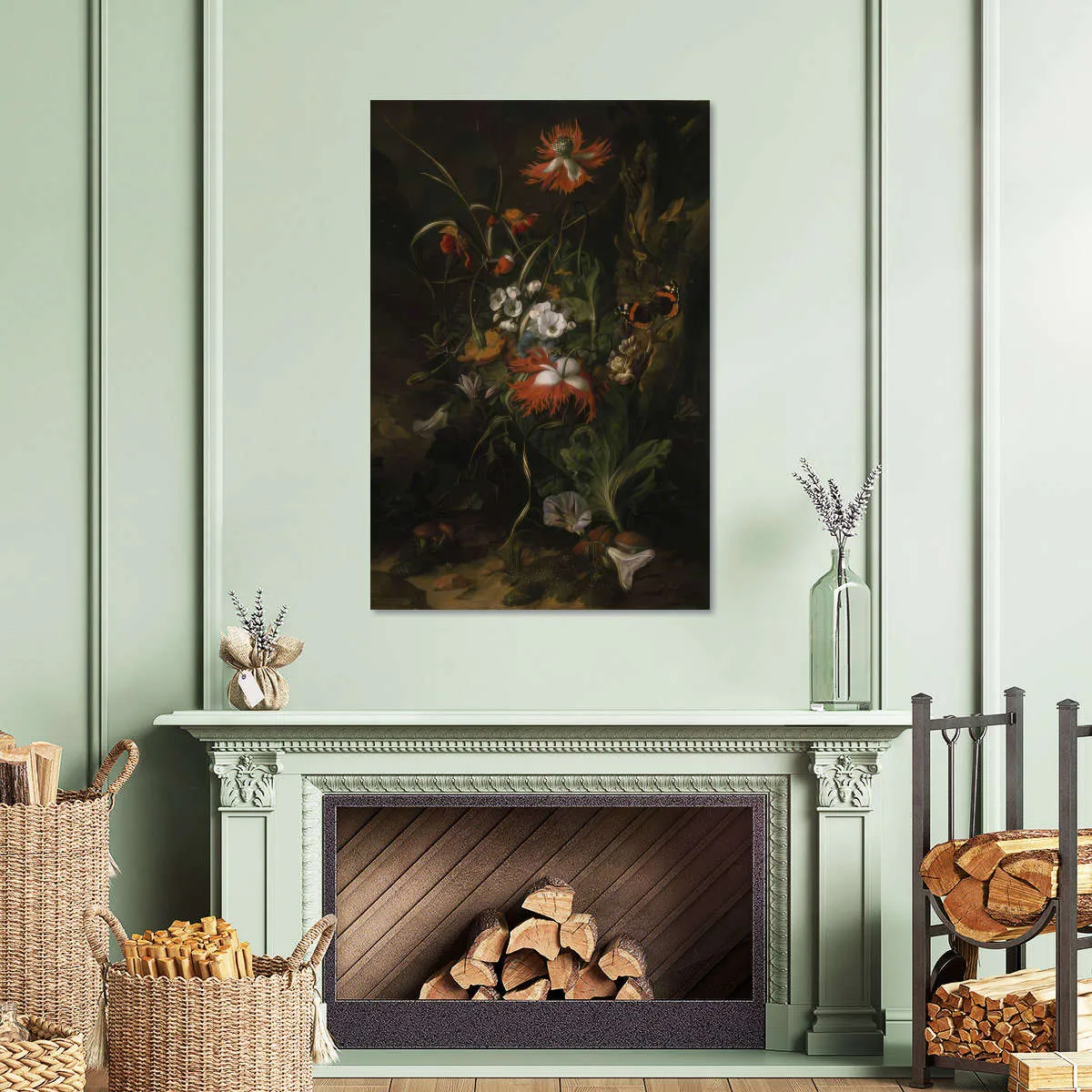 A Forest Floor - Still Life Of Flowers Wall Art