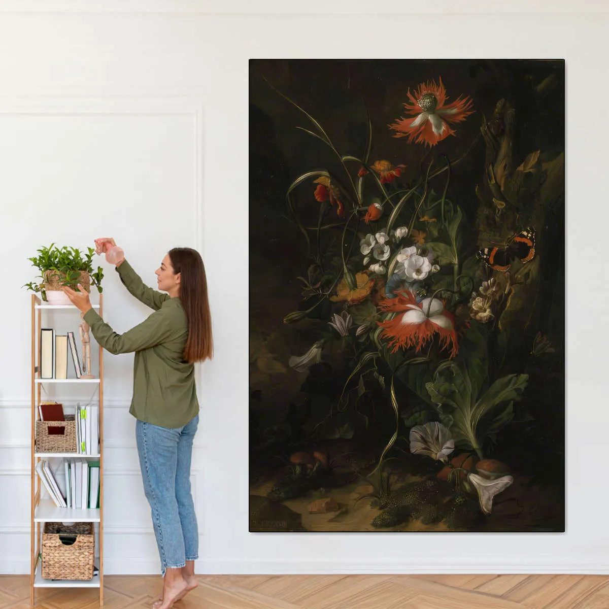 A Forest Floor - Still Life Of Flowers Wall Art