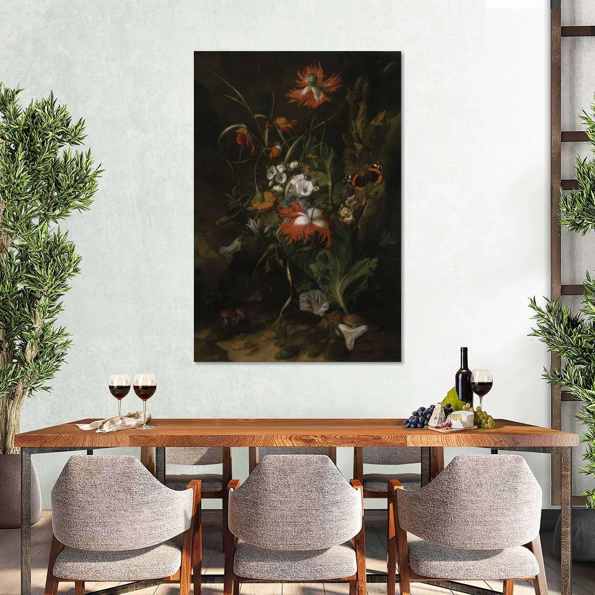 A Forest Floor - Still Life Of Flowers Wall Art