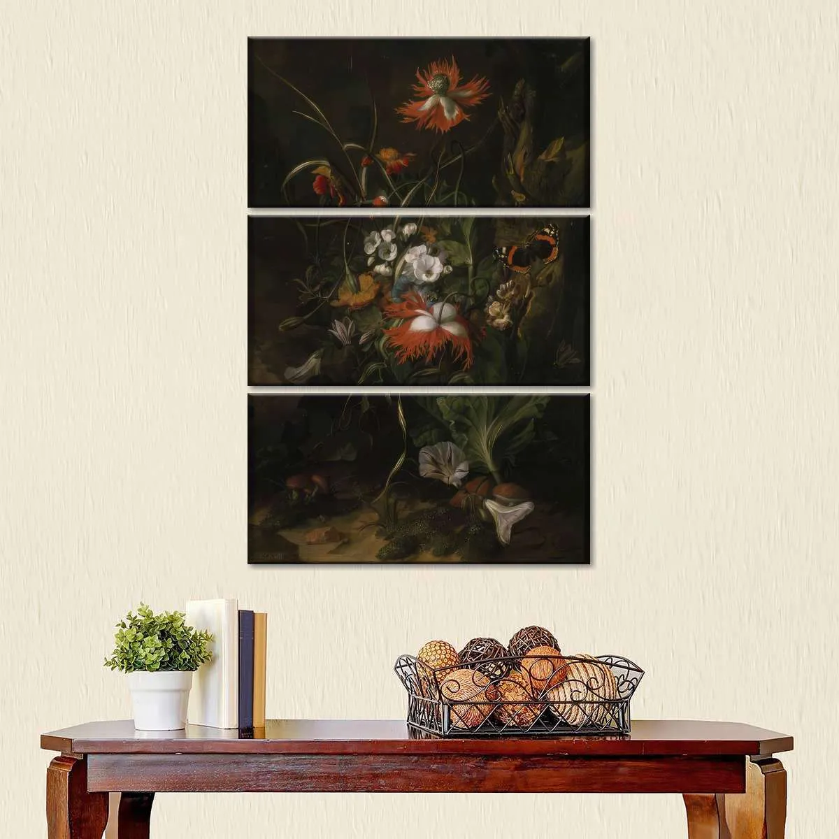 A Forest Floor - Still Life Of Flowers Wall Art