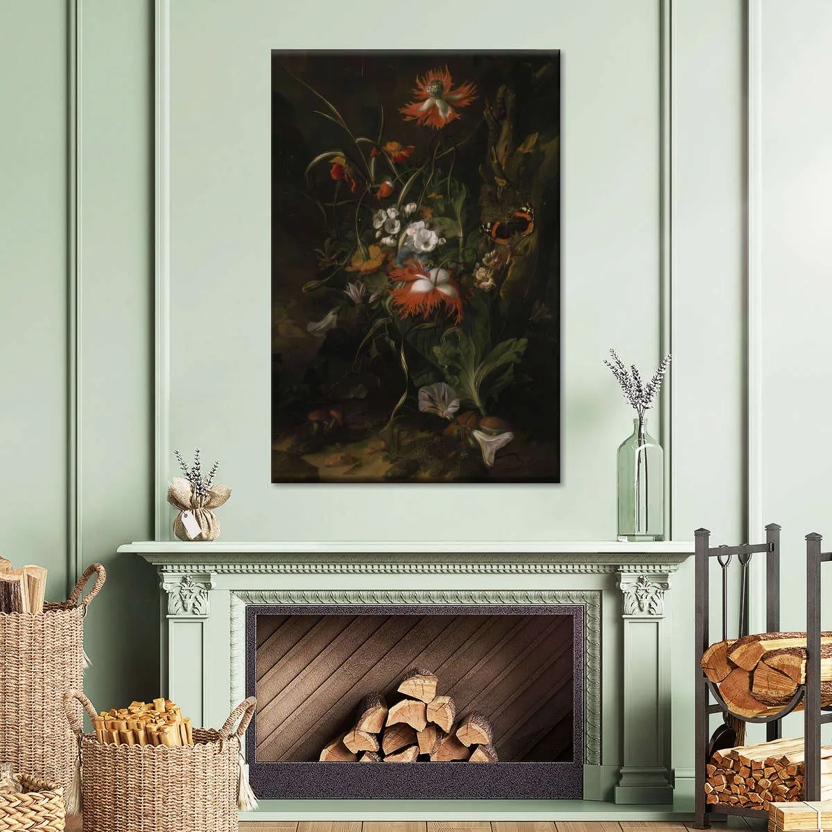 A Forest Floor - Still Life Of Flowers Wall Art