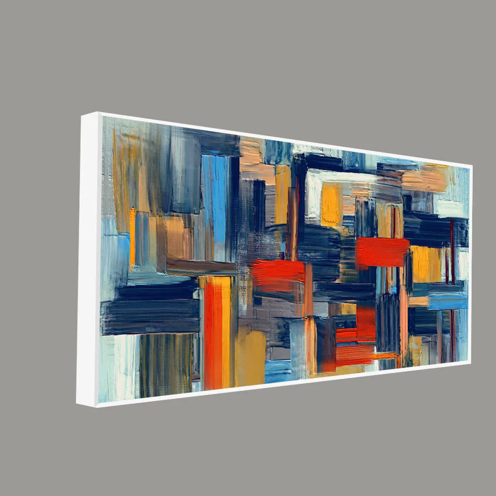 Abstract art of Colorful Texture Premium Canvas Wall Painting