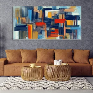 Abstract art of Colorful Texture Premium Canvas Wall Painting