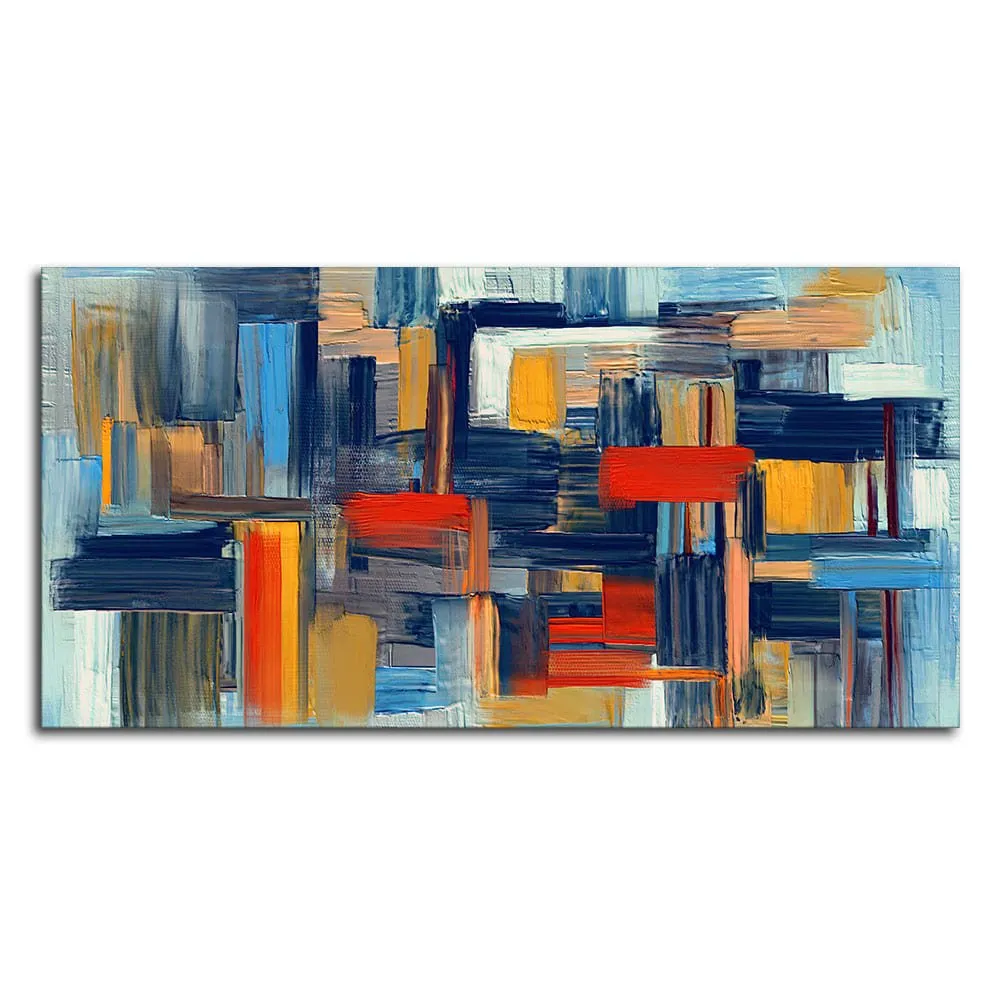 Abstract art of Colorful Texture Premium Canvas Wall Painting