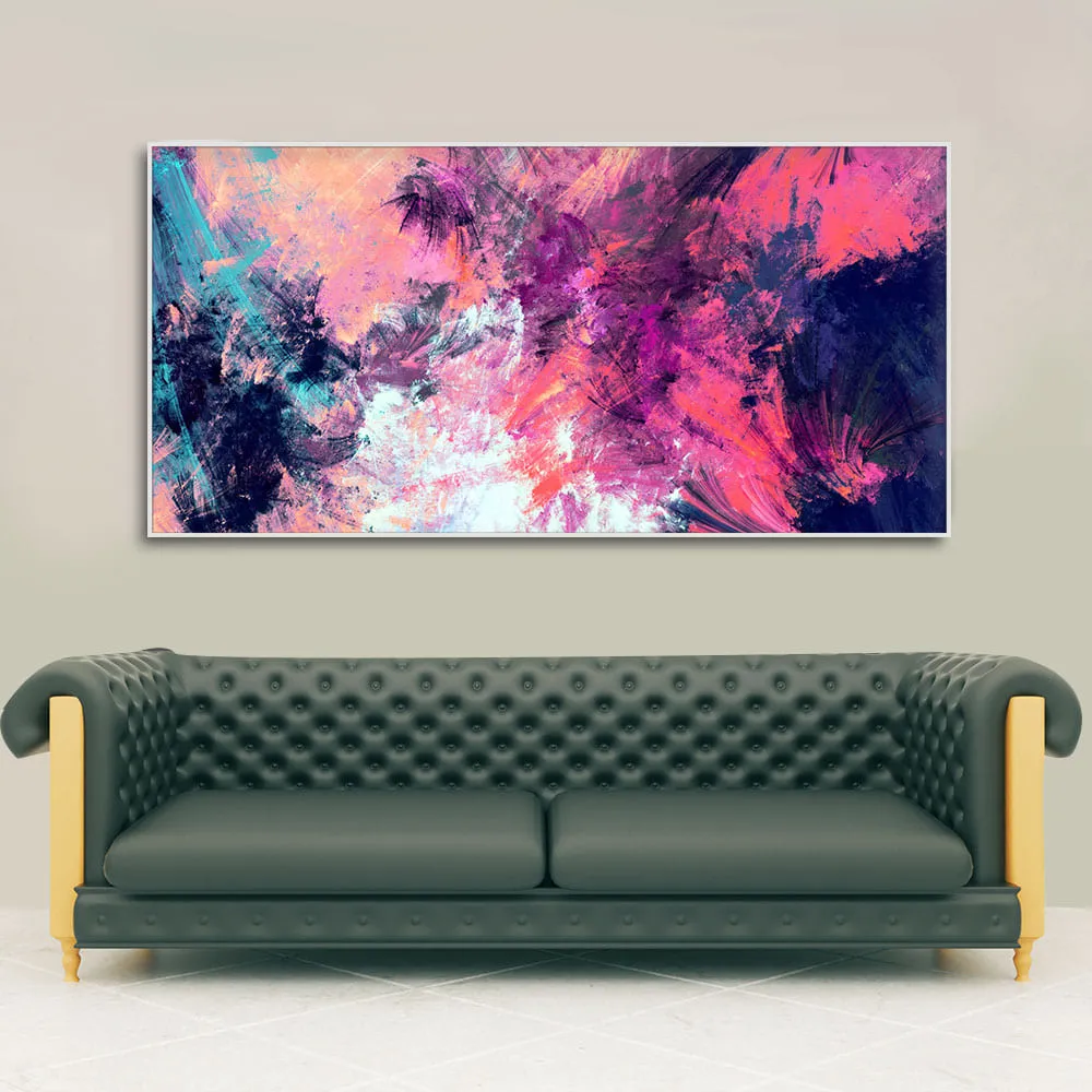 Abstract Color Dynamic Texture Background Premium Canvas Wall Painting