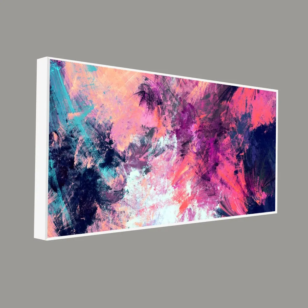 Abstract Color Dynamic Texture Background Premium Canvas Wall Painting