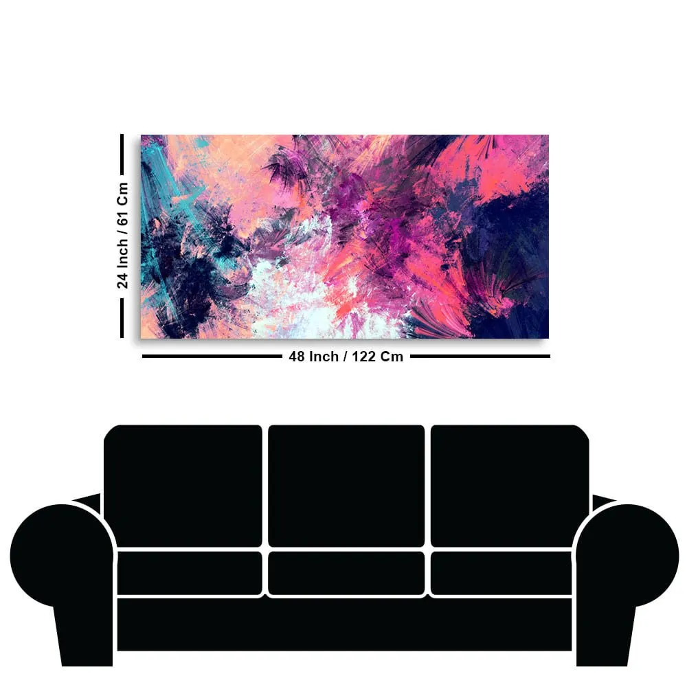 Abstract Color Dynamic Texture Background Premium Canvas Wall Painting