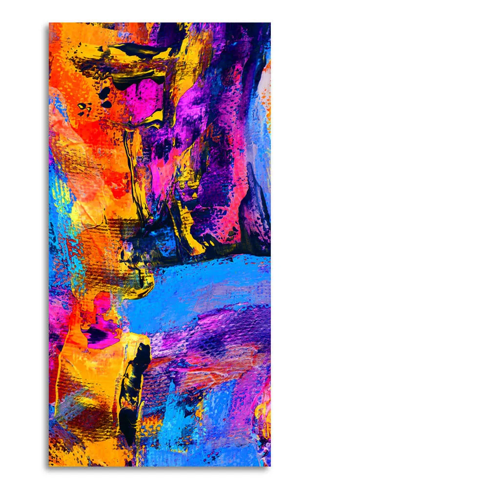 Abstract Colorful Texture Art Premium Canvas Wall Painting