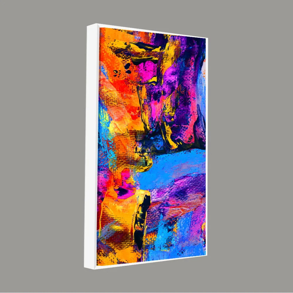 Abstract Colorful Texture Art Premium Canvas Wall Painting