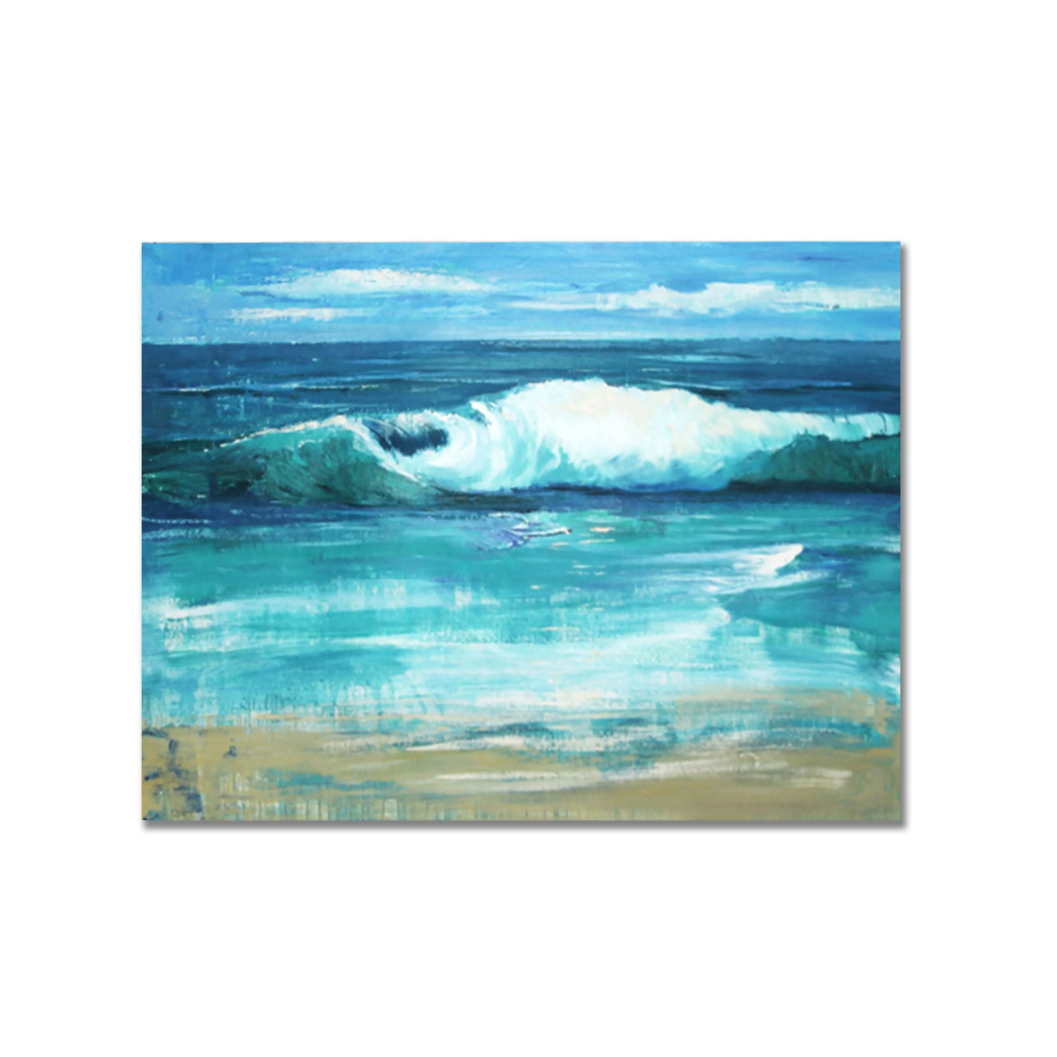 Abstract Ocean Wave Painting