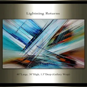 Abstract Paintings For Sale -  Lightning Returns