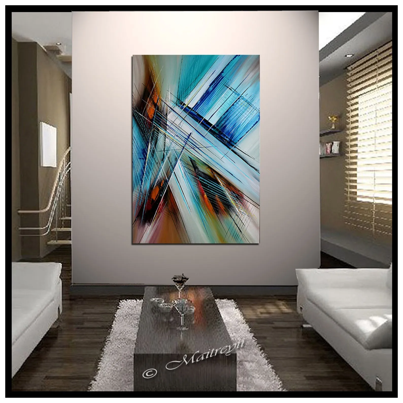 Abstract Paintings For Sale -  Lightning Returns