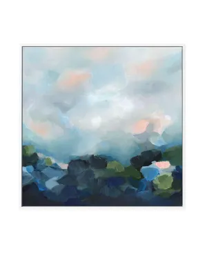 Abstract Seaview | Framed Canvas Art Print