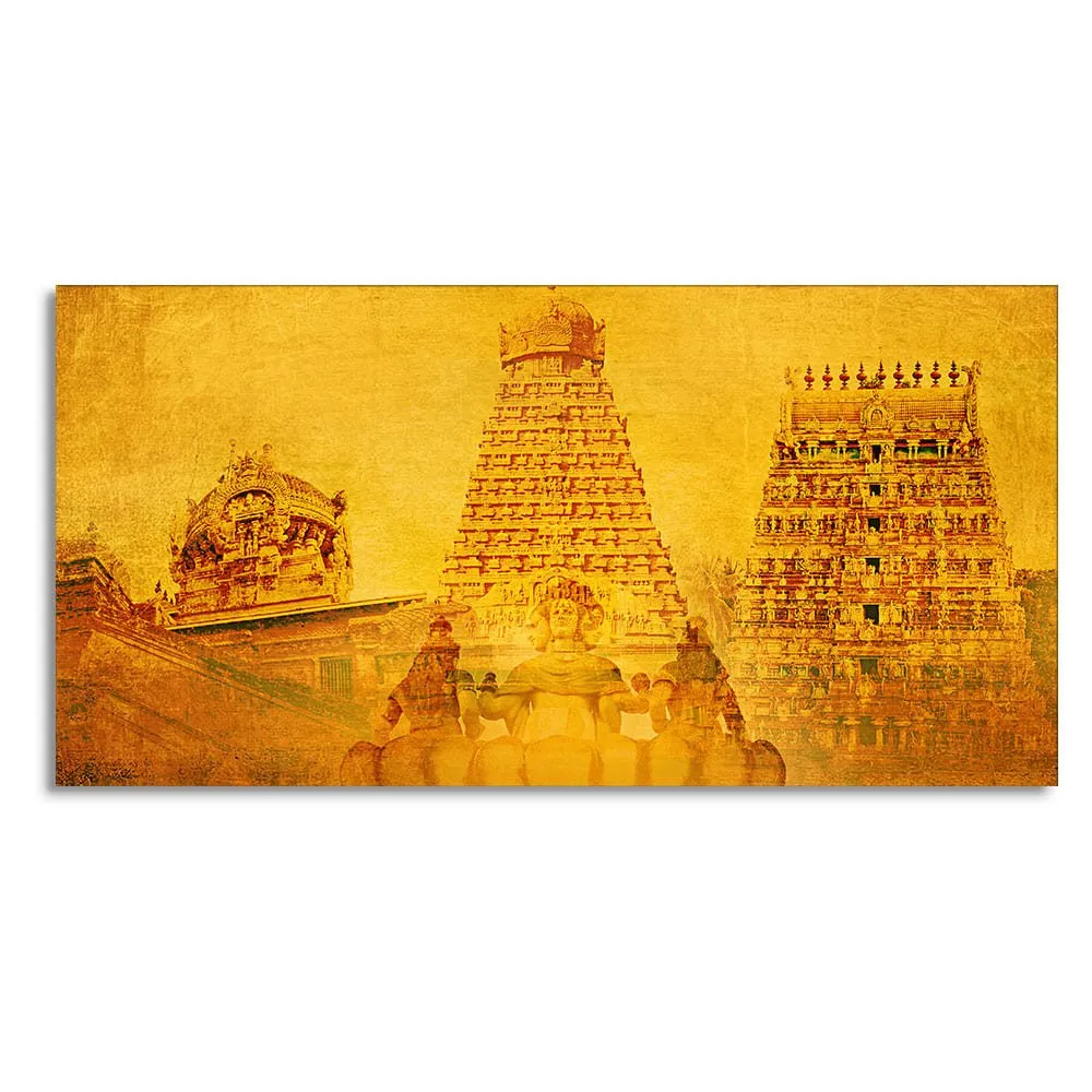 Ancient Brihadeeswara Temple of Tamilnadu Wall Painting