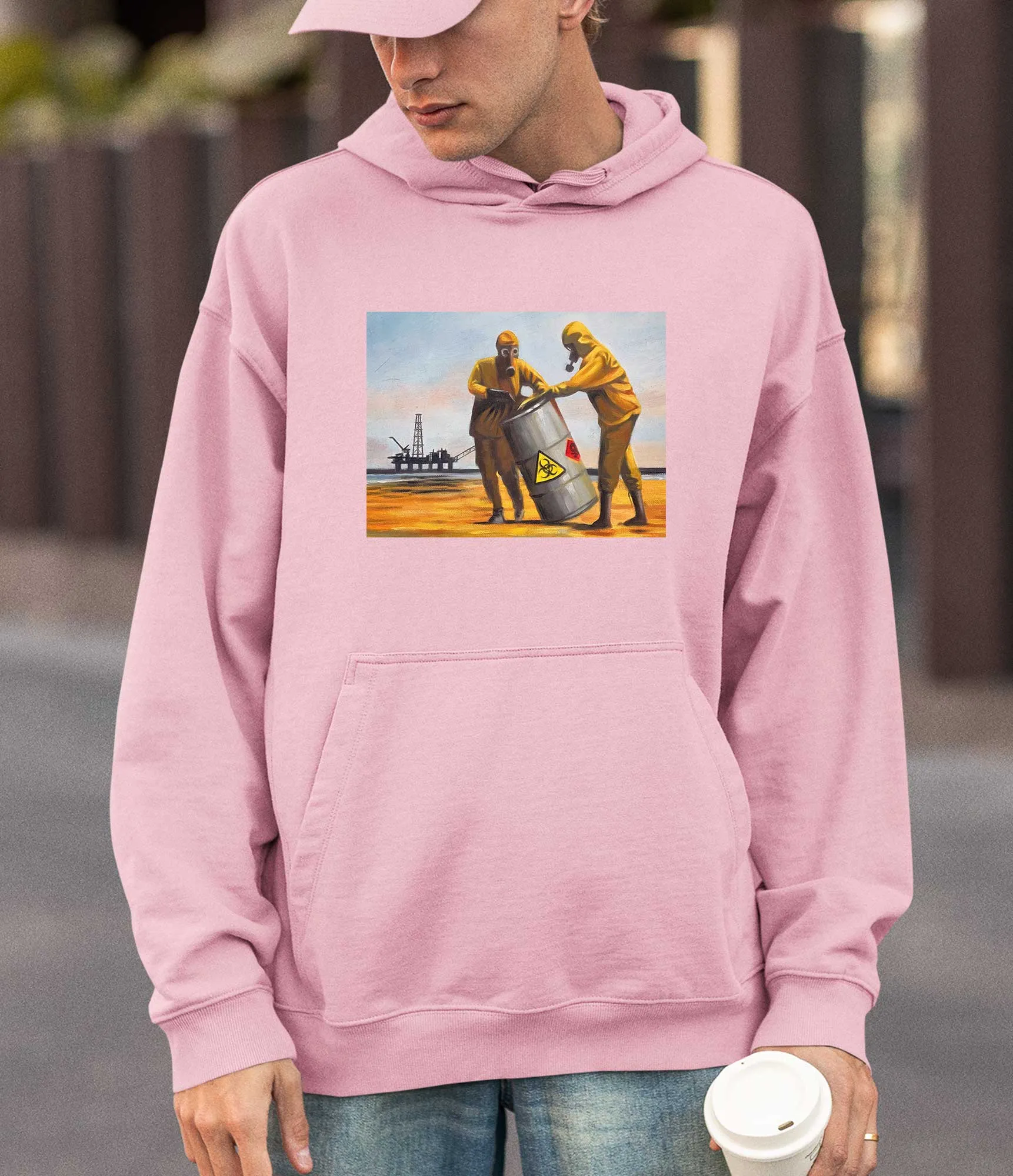 Banksy Hoodie - Beach Clean up