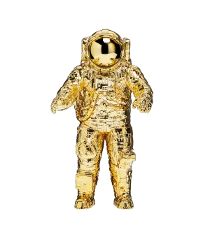 BBC x MICHAEL KAGAN ASTRONAUT FIGURE - GOLD