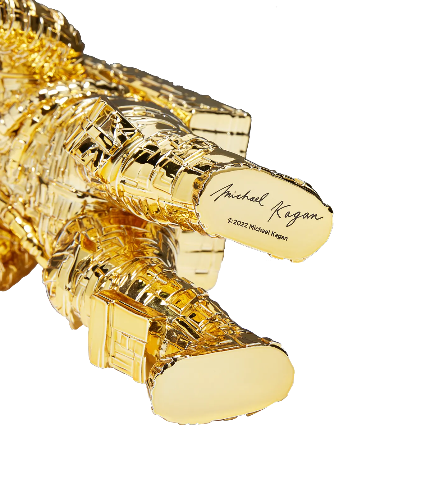 BBC x MICHAEL KAGAN ASTRONAUT FIGURE - GOLD