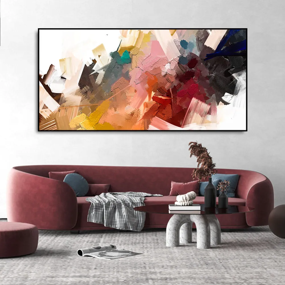 Beautiful Colorful Texture Abstract art Canvas Wall Painting