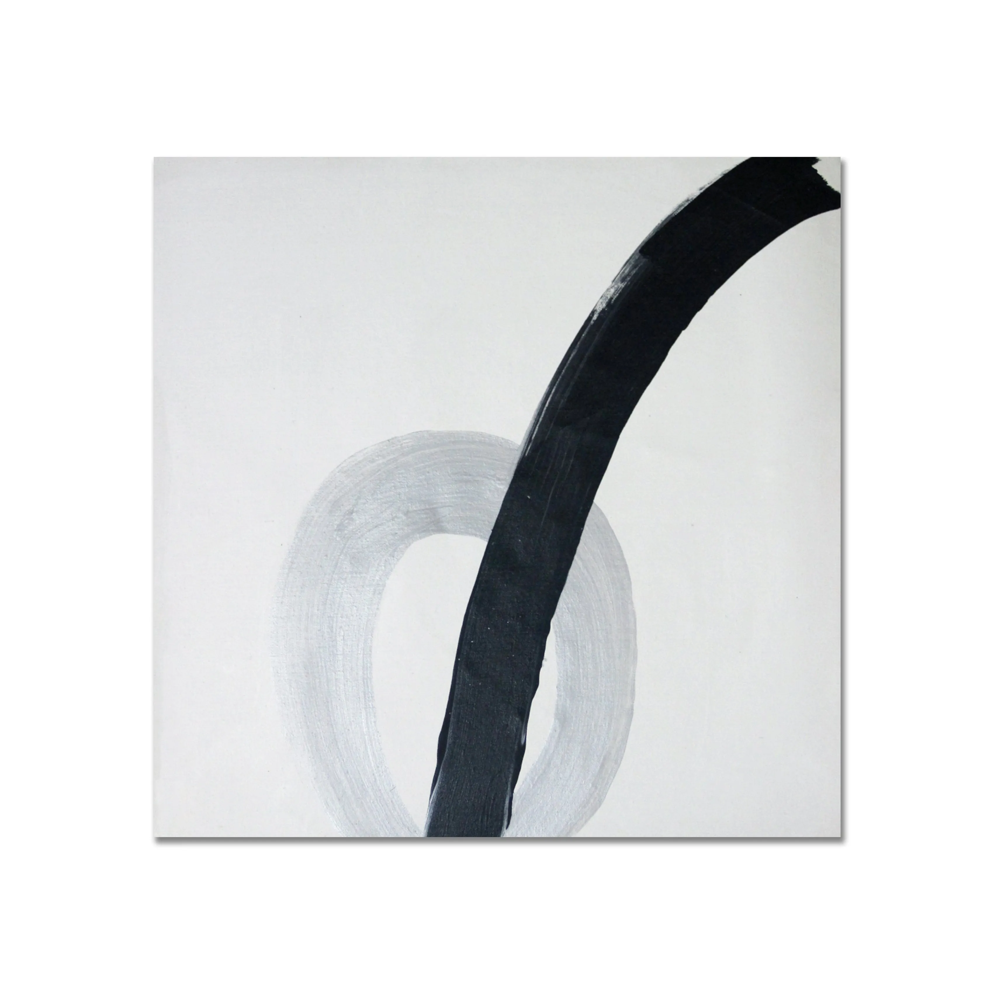 Black And White Abstract Painting