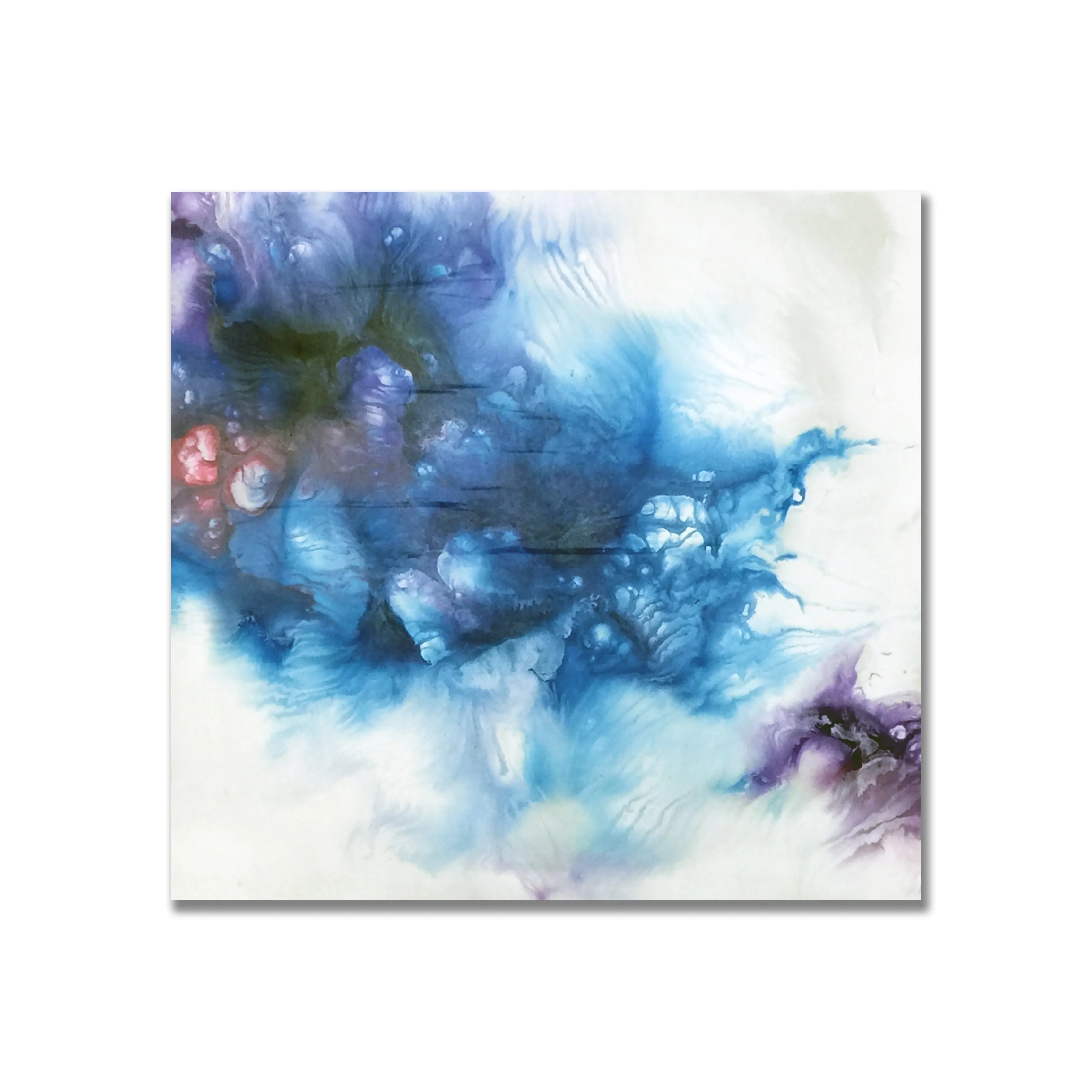 Blue And Gray Abstract Wall Art