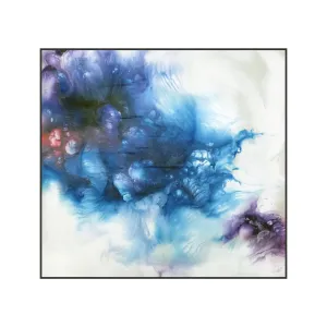 Blue And Gray Abstract Wall Art