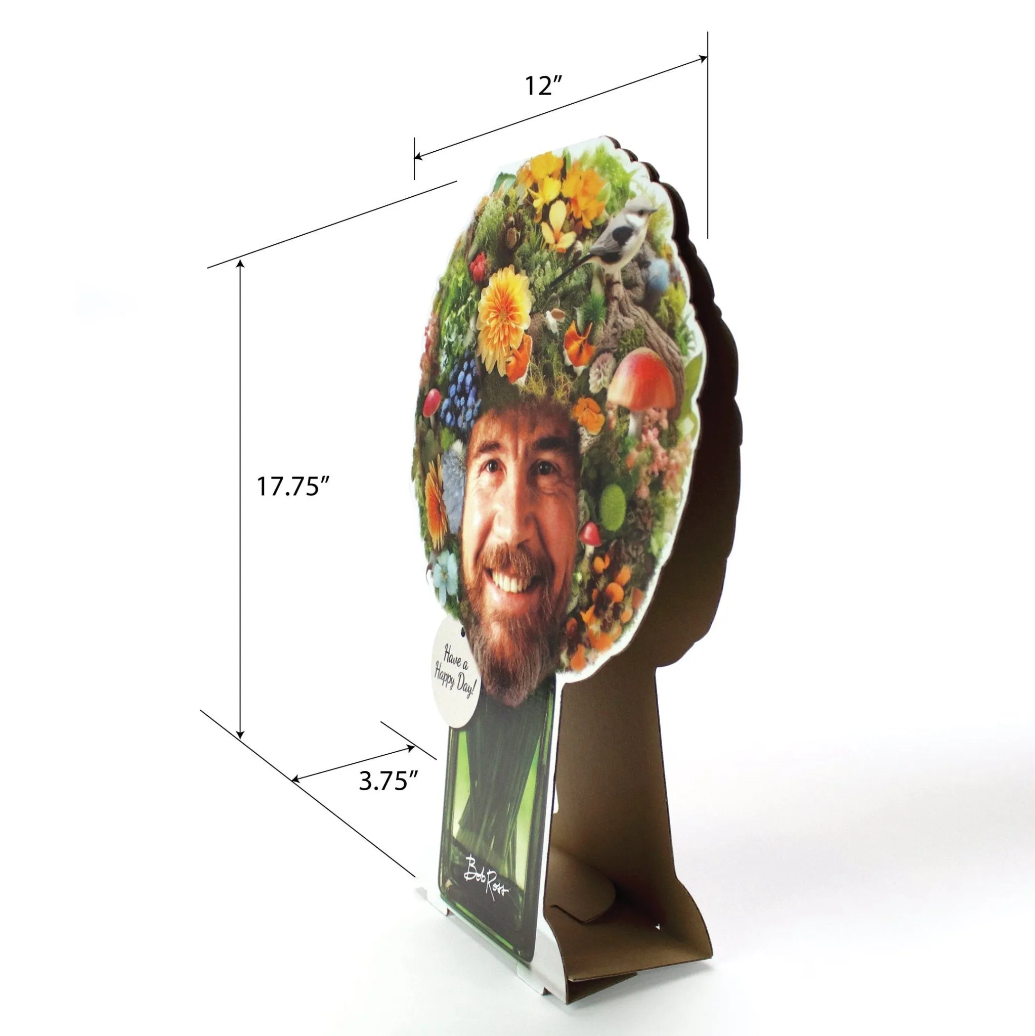 Bob Ross Cardboard Bouquet