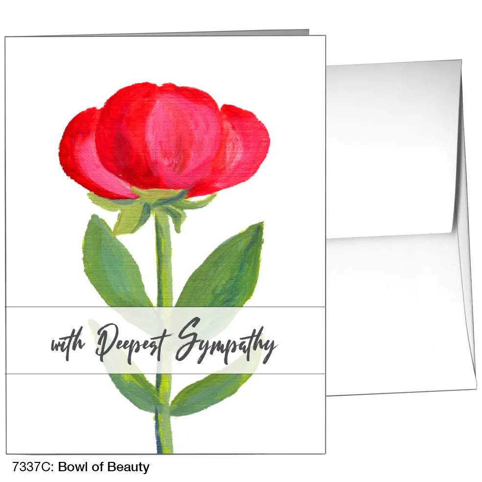 Bowl Of Beauty, Greeting Card (7337C)