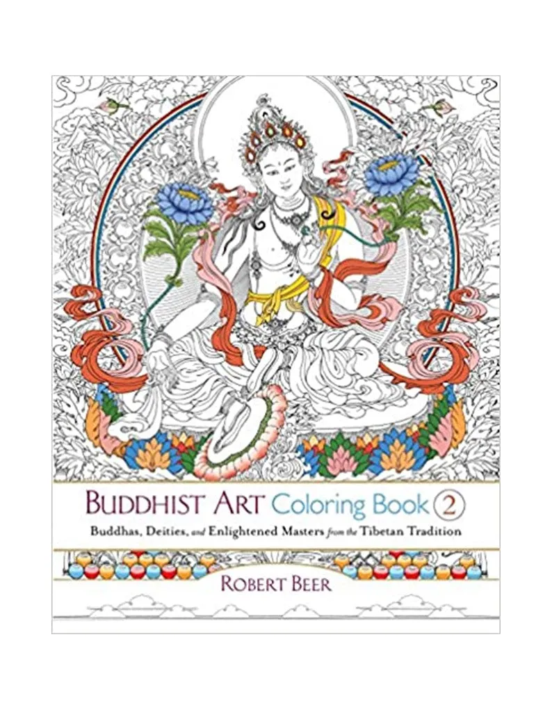 Buddhist Art Coloring Book 2 by Robert Beer