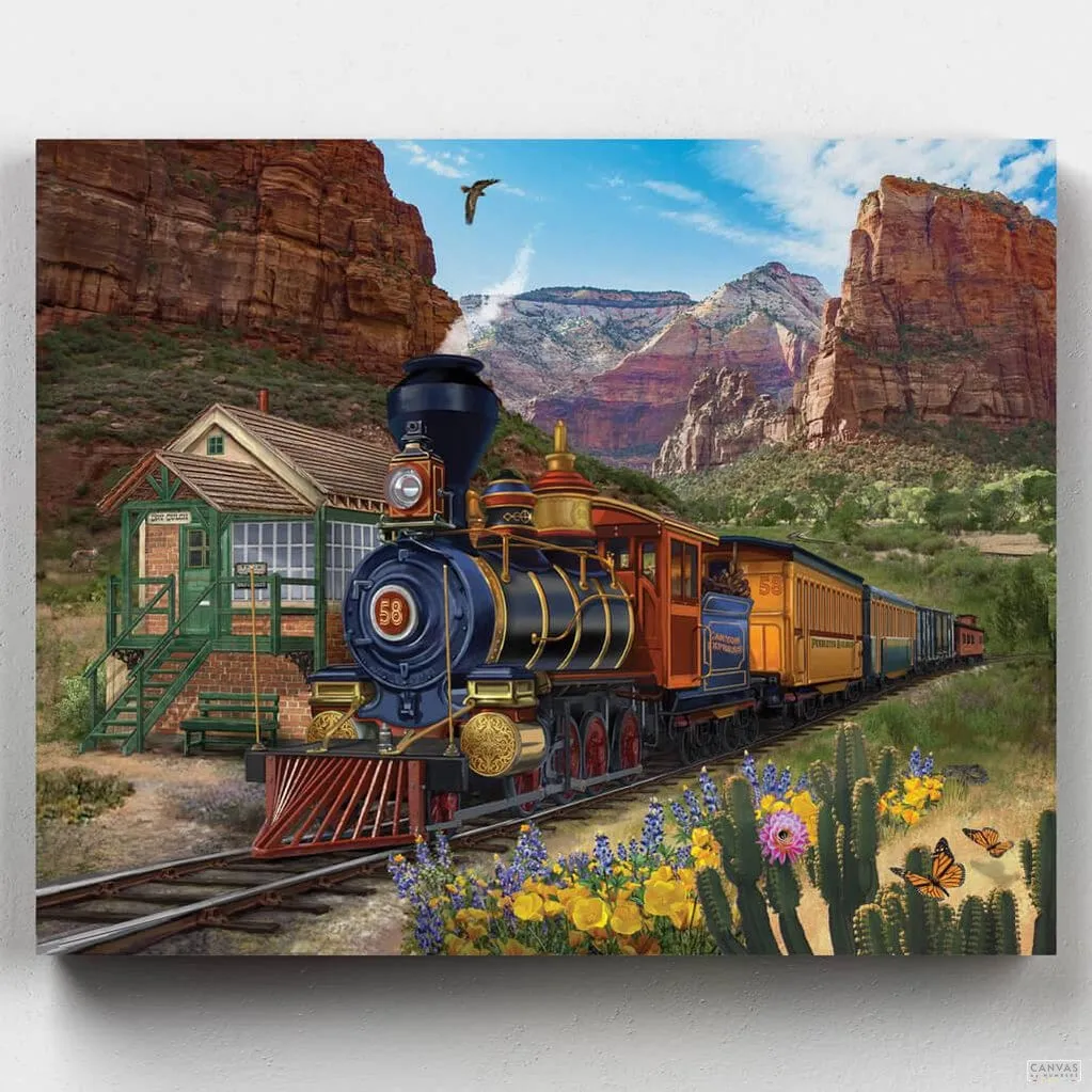 Canyon Express - Paint by Numbers