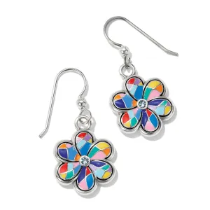 Colormix Flower French Wire Earrings