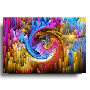 Colourful Future Glass Wall Art