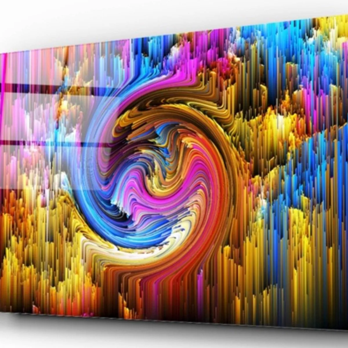 Colourful Future Glass Wall Art