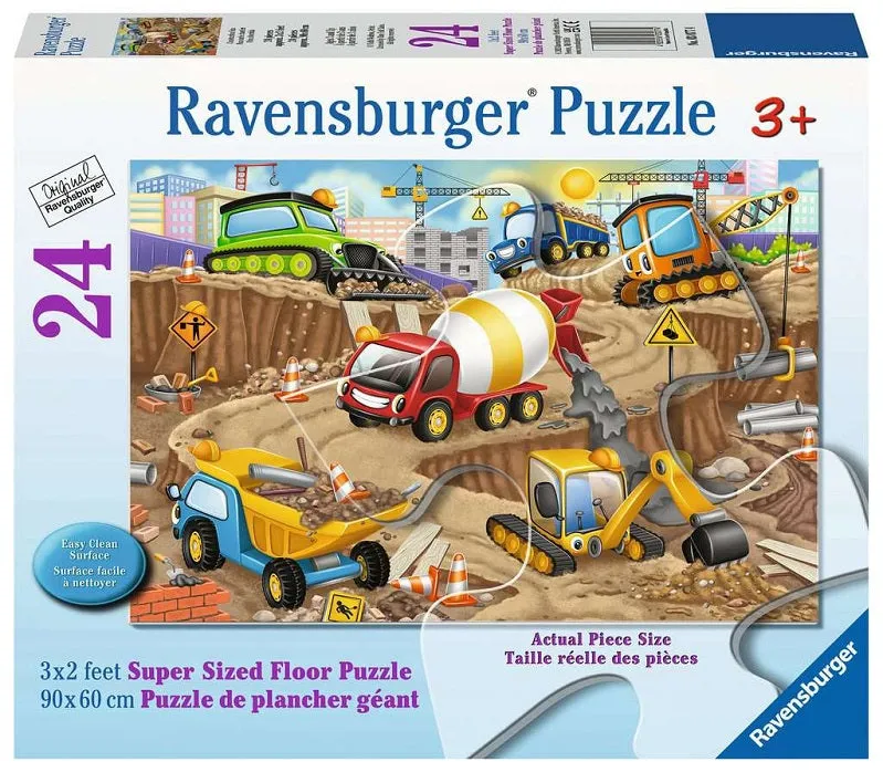 Construction Fun 24 Piece Puzzle