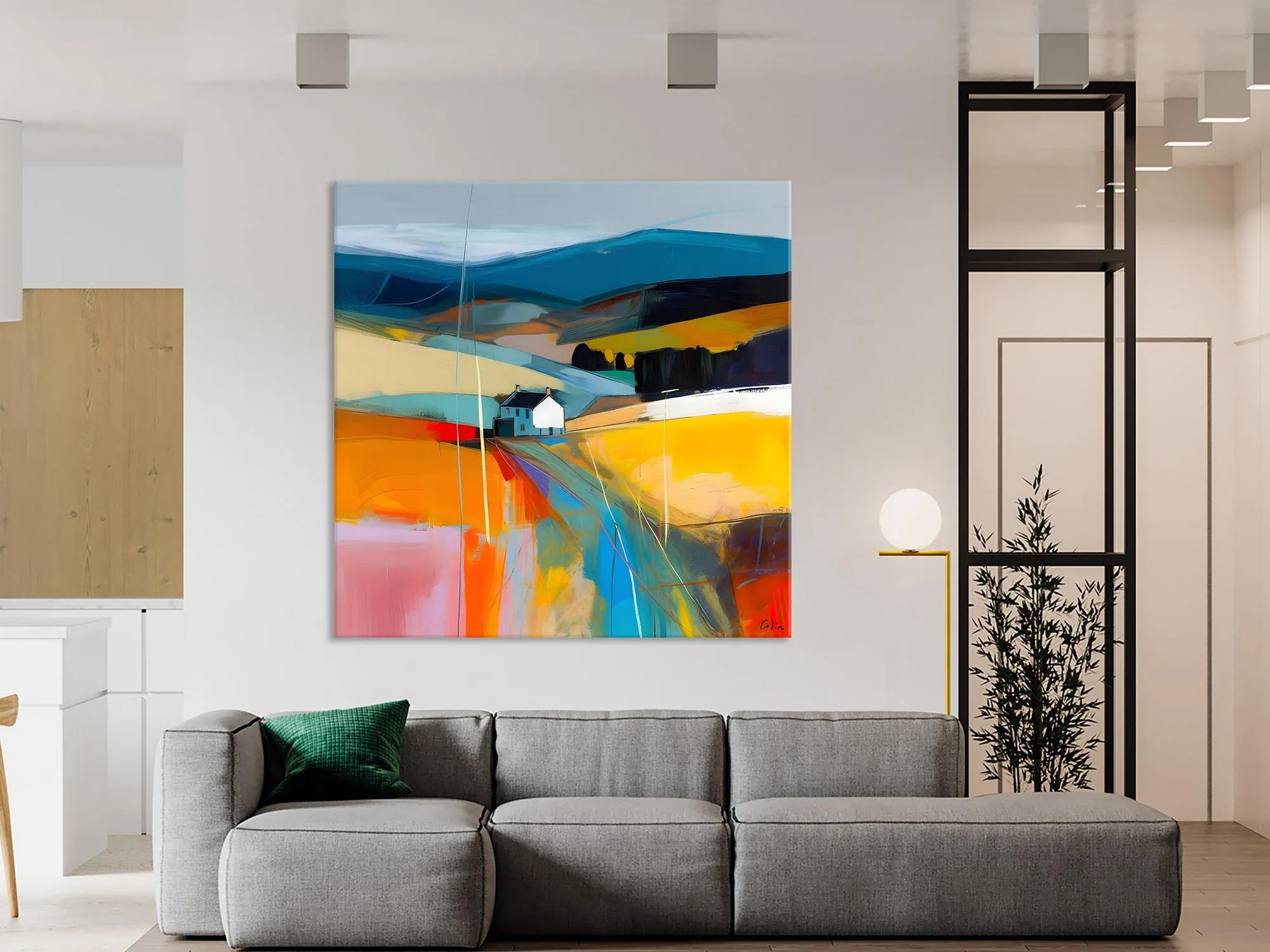 Contemporary Abstract Artwork, Acrylic Painting for Living Room, Oversized Wall Art Paintings, Original Modern Artwork on Canvas