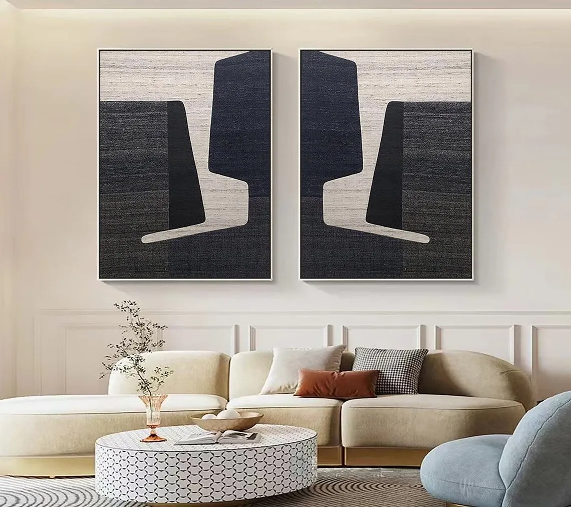 Contemporary Splits Diptych